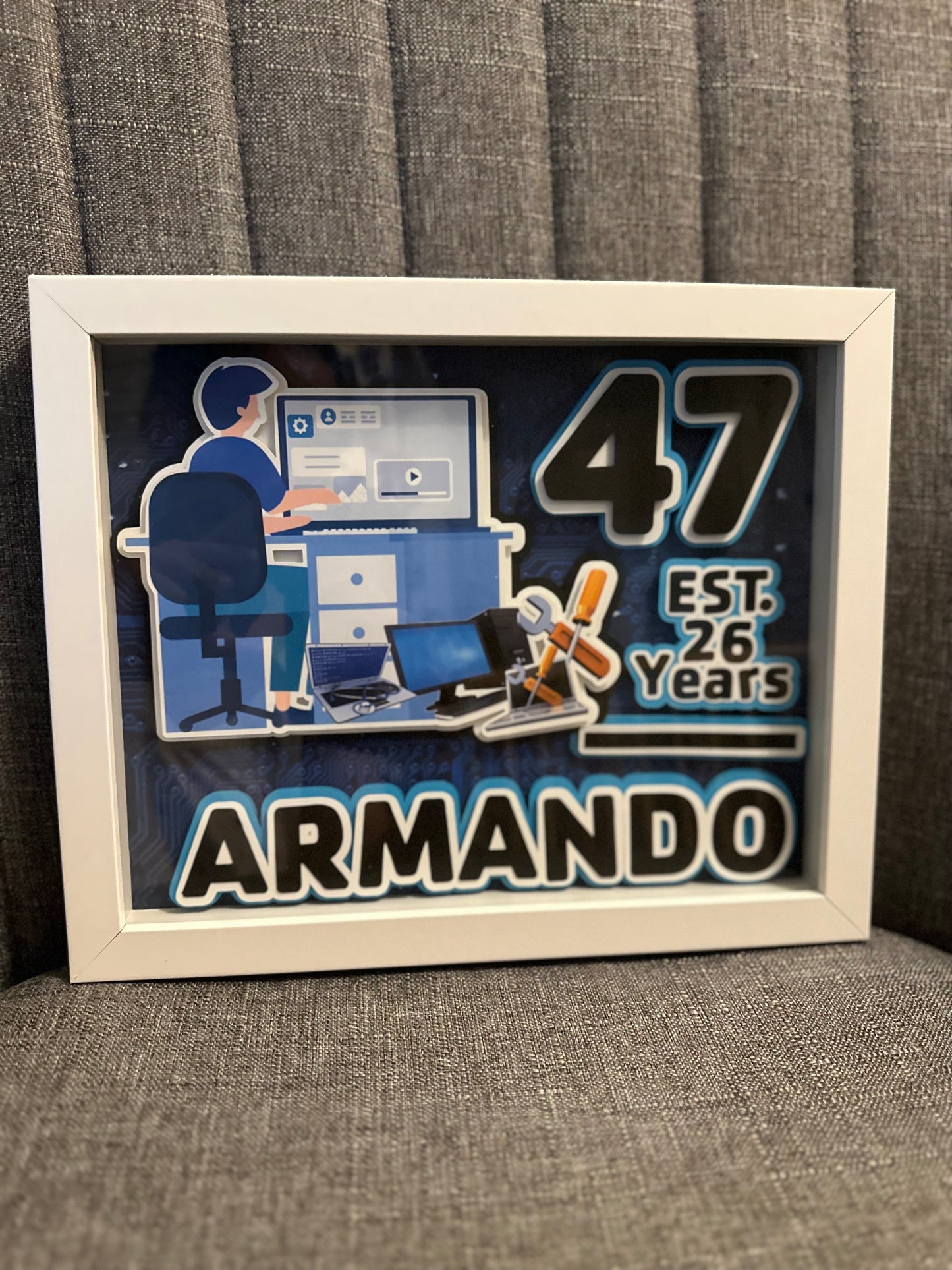 Customized Profession shadow boxes , Profession shadow boxes