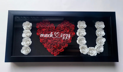 Valentines Customized shadow boxes , Valentines shadow boxes