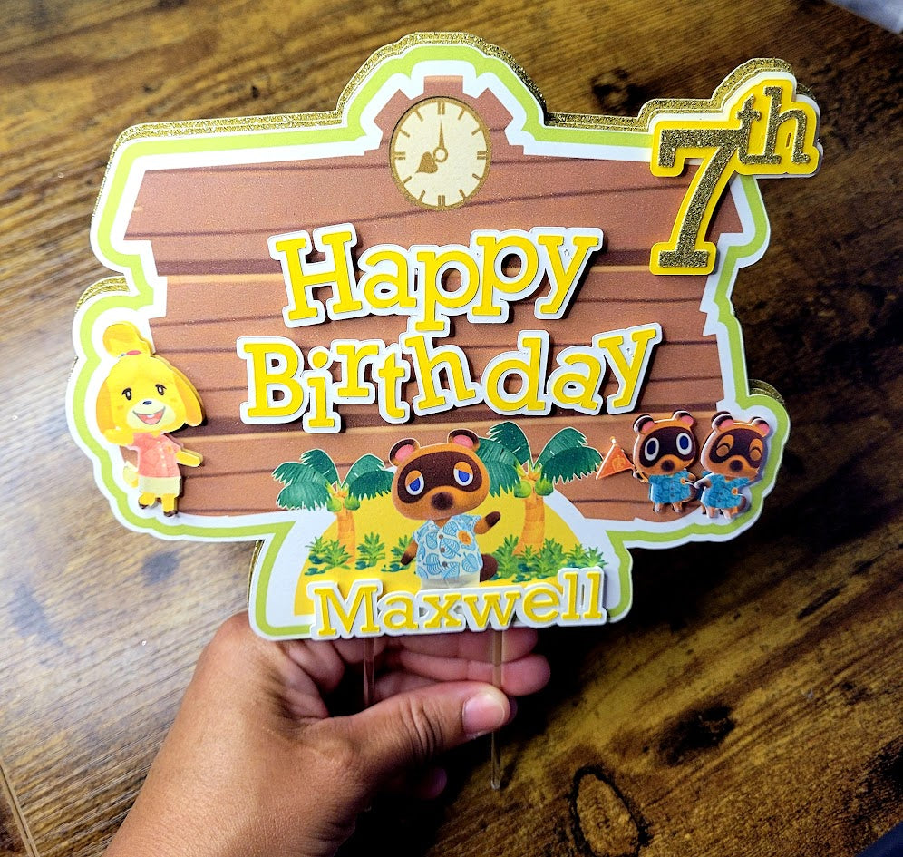 Custom Cake Topper,  cake decor, Cake Topper, Personalized Cake Topper