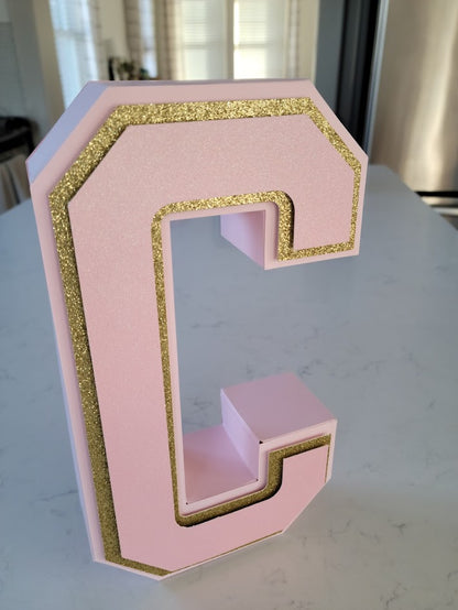 3D Carousel Customized Letter, 3D Customized Letter , Cardstock Letter