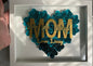 Mom Customized Flower shadow boxes , Mom shadow boxes