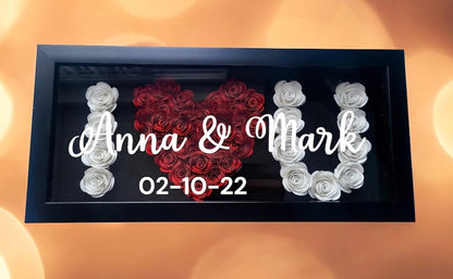 Valentines Customized shadow boxes , Valentines shadow boxes