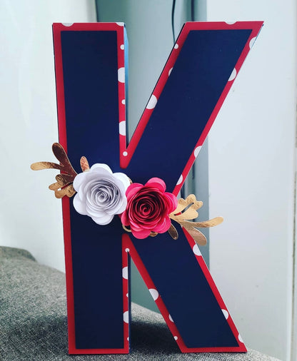 3D Customized Letter, 3D Cardstock Letter , Cardstock Letter