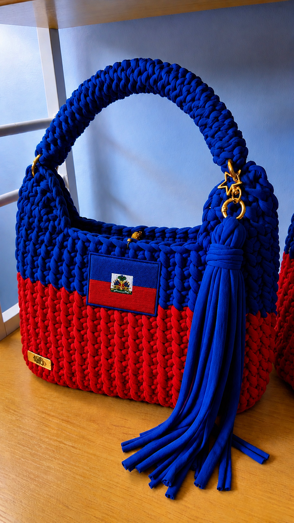 Custom Country Handbag, Crochet Handbag