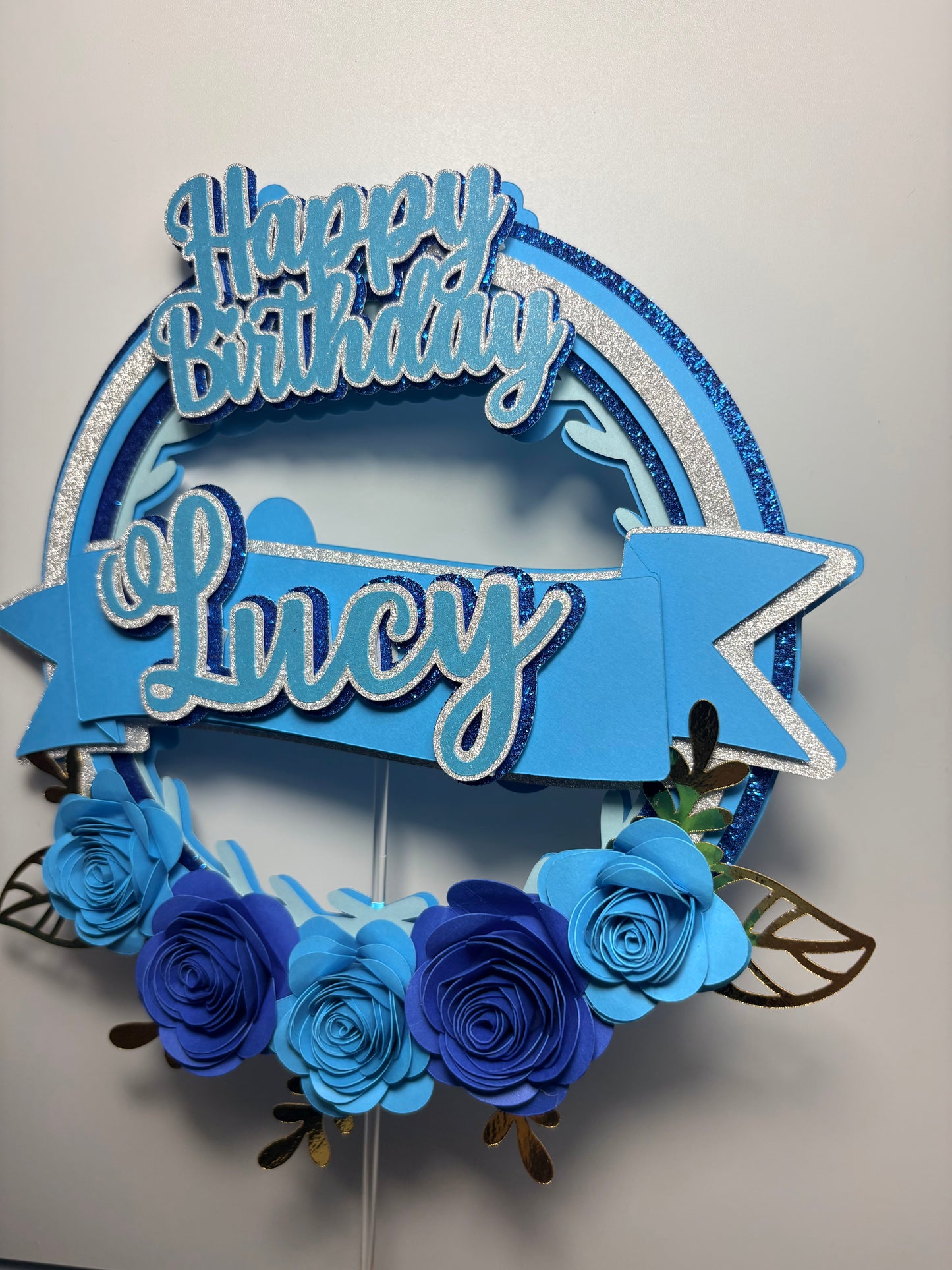 Flower Cake Topper, Flower cake decor