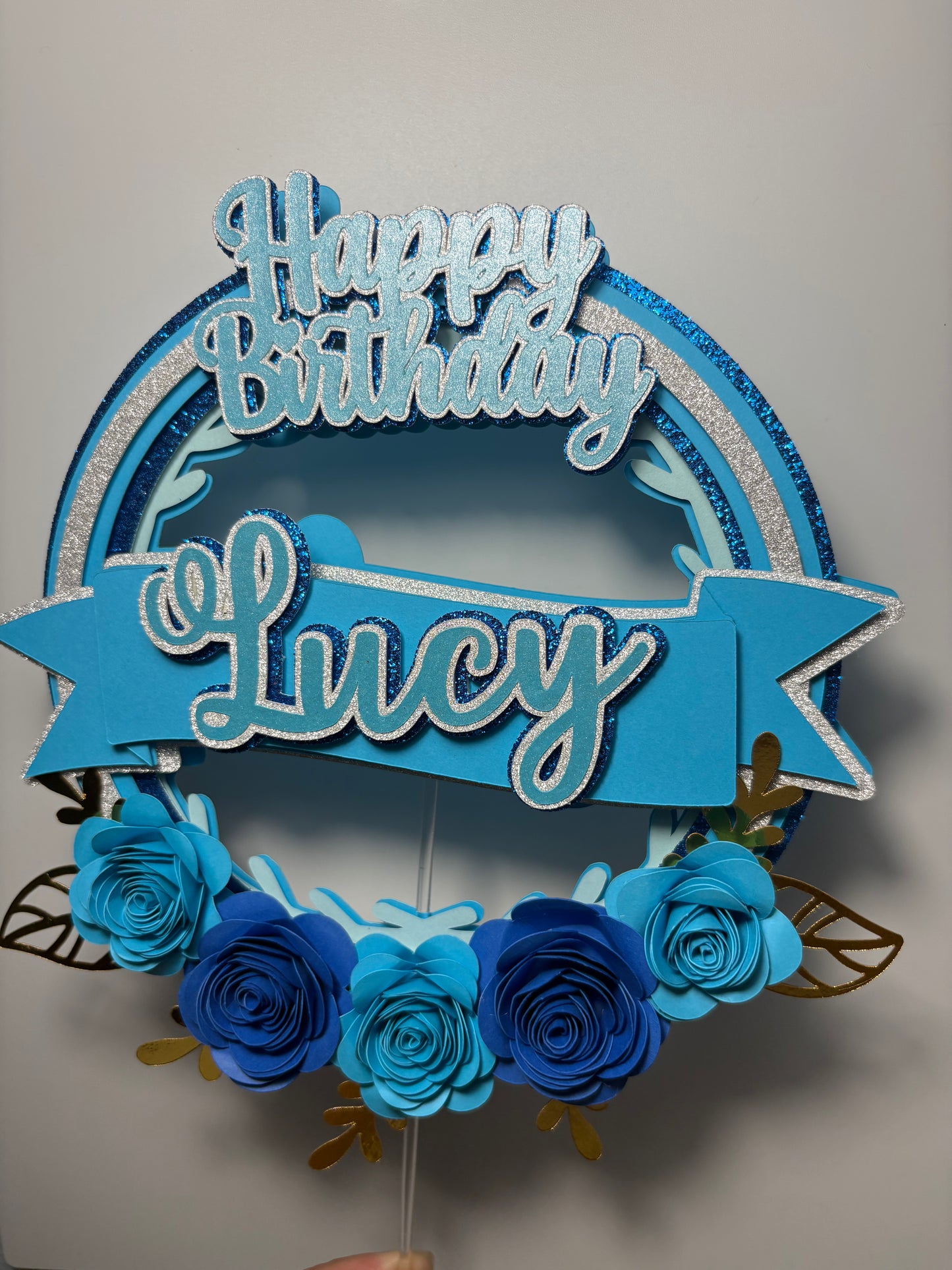 Flower Cake Topper, Flower cake decor