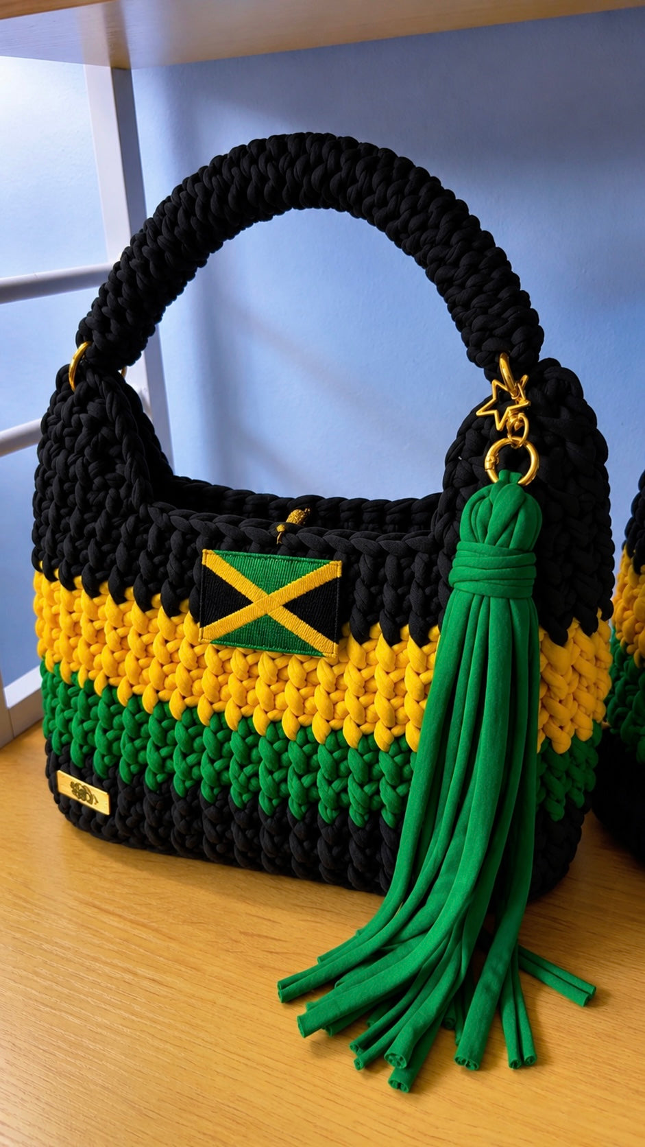 Custom Country Handbag, Crochet Handbag