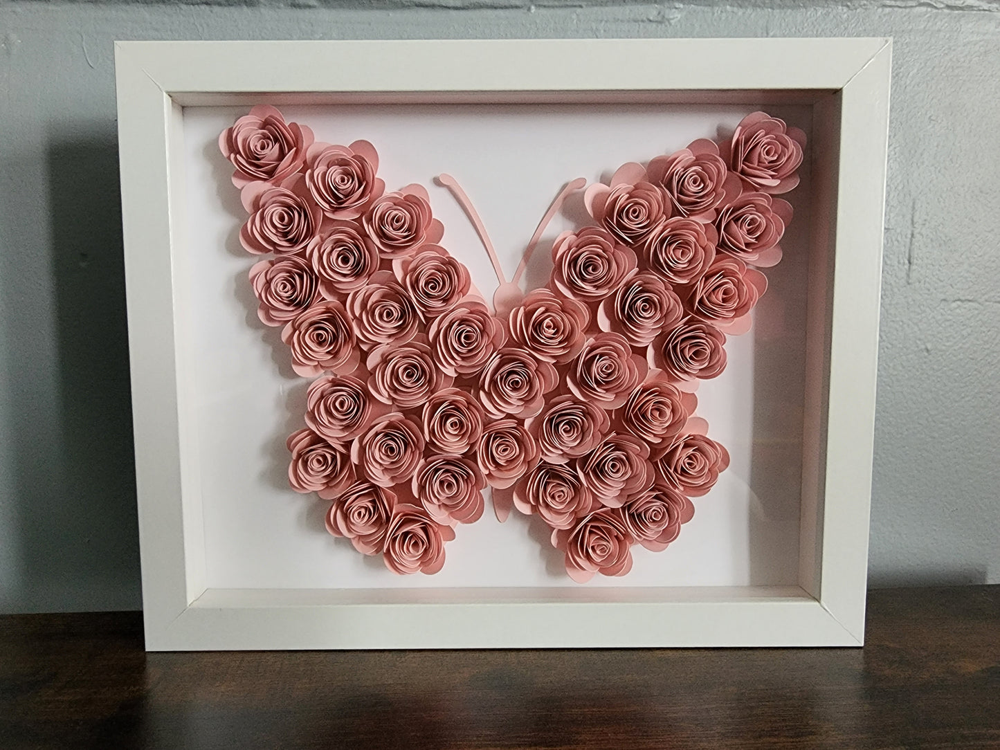 Butterfly Customized Flower shadow boxes , Butterfly shadow boxes