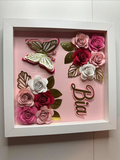 Customized Flower shadow boxes , Flower shadow boxes