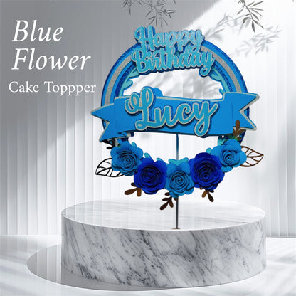 Flower Cake Topper, Flower cake decor