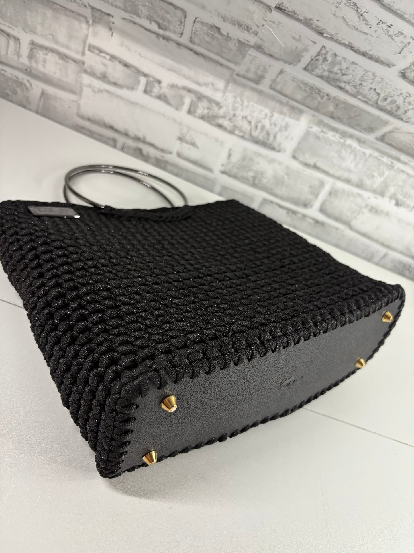 Custom Tote Handbag, Crochet Handbag, Custom Tote