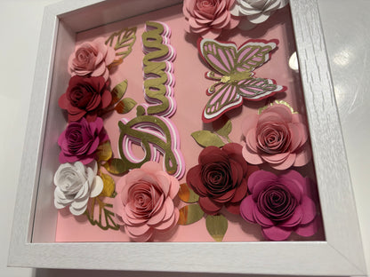 Customized Flower shadow boxes , Flower shadow boxes