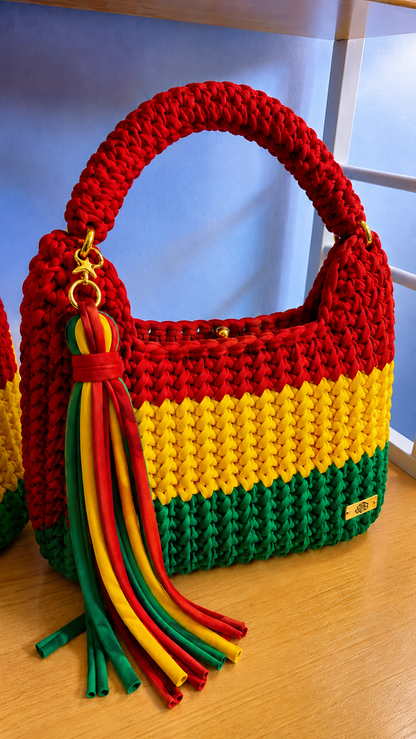 Custom Country Handbag, Crochet Handbag