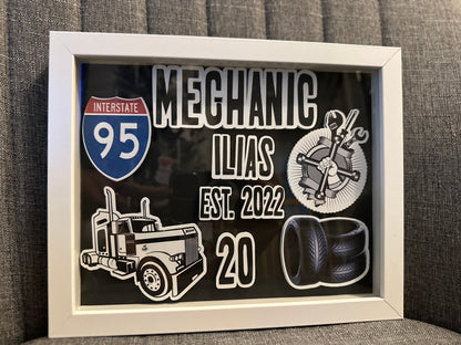 Customized Profession shadow boxes , Profession shadow boxes