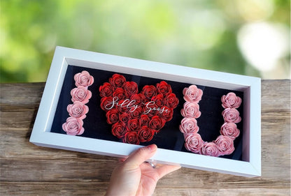 Valentines Customized shadow boxes , Valentines shadow boxes