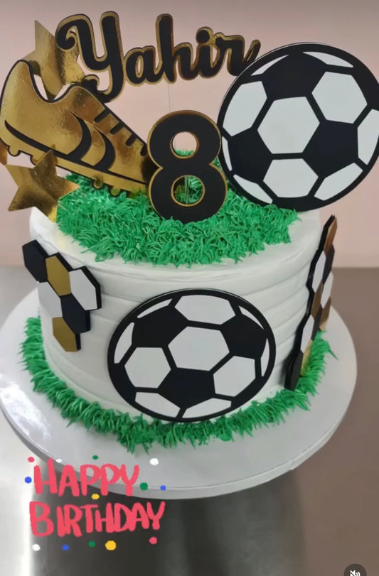 Soccer Cake Topper, soccer cake decor, Cake Topper