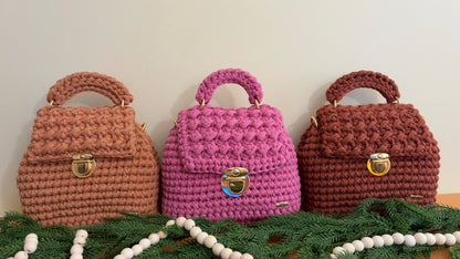Custom Handbag, Crochet Handbag, Custom Purses