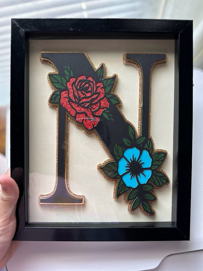 Customized shadow boxes , Name shadow boxes