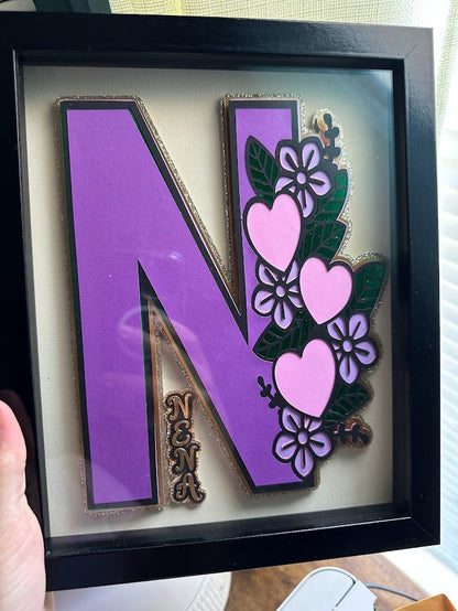 Customized shadow boxes , Name shadow boxes