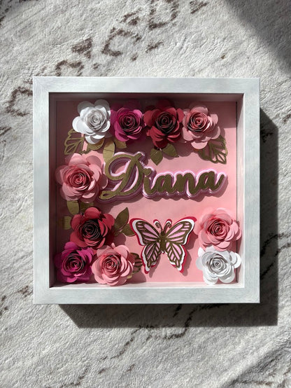 Customized Flower shadow boxes , Flower shadow boxes
